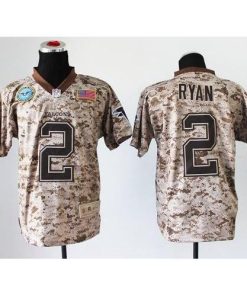 Nike Atlanta Falcons #2 Matt Ryan Camo Stitched NFL New Elite USMC Jersey