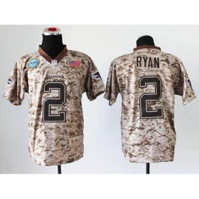 Nike Atlanta Falcons #2 Matt Ryan Camo Stitched NFL New Elite USMC Jersey