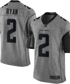 Nike Atlanta Falcons #2 Matt Ryan Gray Stitched NFL Limited Gridiron Gray Jersey