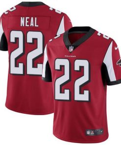 Nike Atlanta Falcons #22 Keanu Neal Red Team Color Stitched NFL Vapor Untouchable Limited Jersey