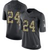 Nike Atlanta Falcons #24 A.J. Terrell Black Stitched NFL Limited 2016 Salute to Service Jersey