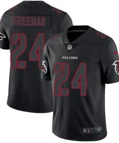 Nike Atlanta Falcons #24 Devonta Freeman Black Stitched NFL Limited Rush Impact Jersey