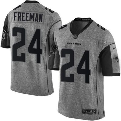 Nike Atlanta Falcons #24 Devonta Freeman Gray Stitched NFL Limited Gridiron Gray Jersey