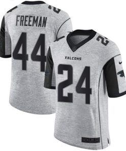Nike Atlanta Falcons #24 Devonta Freeman Gray Stitched NFL Limited Gridiron Gray II Jersey