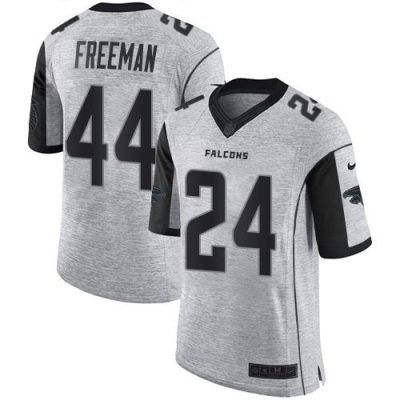 Nike Atlanta Falcons #24 Devonta Freeman Gray Stitched NFL Limited Gridiron Gray II Jersey