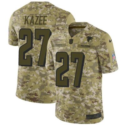 Nike Atlanta Falcons #27 Damontae Kazee Camo Stitched NFL Limited 2018 Salute To Service Jersey