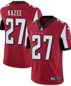 Nike Atlanta Falcons #27 Damontae Kazee Red Team Color Stitched NFL Vapor Untouchable Limited Jersey