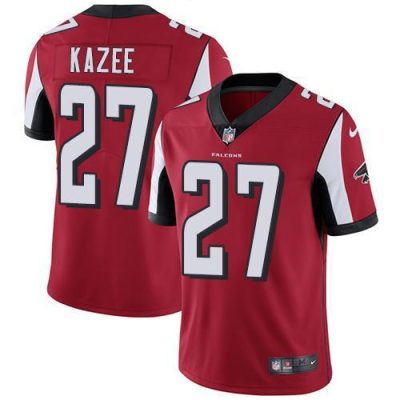 Nike Atlanta Falcons #27 Damontae Kazee Red Team Color Stitched NFL Vapor Untouchable Limited Jersey