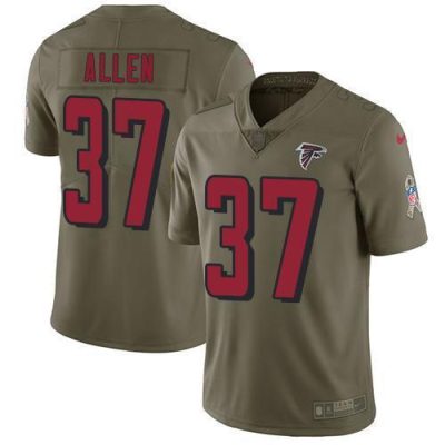 Nike Atlanta Falcons #37 Ricardo Allen Olive Stitched NFL Limited 2017 Salute To Service Jersey