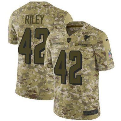 Nike Atlanta Falcons #42 Duke Riley Camo Stitched NFL Limited 2018 Salute To Service Jersey