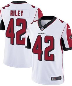 Nike Atlanta Falcons #42 Duke Riley White Stitched NFL Vapor Untouchable Limited Jersey