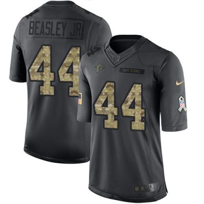 Nike Atlanta Falcons #44 Vic Beasley Jr Black Stitched NFL Limited 2016 Salute To Service Jersey