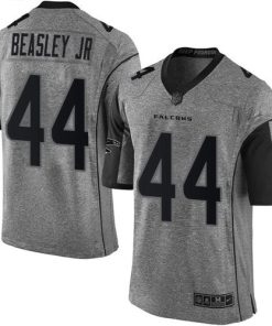 Nike Atlanta Falcons #44 Vic Beasley Jr Gray Stitched NFL Limited Gridiron Gray Jersey