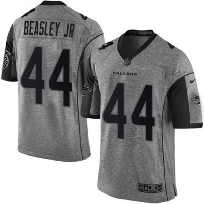 Nike Atlanta Falcons #44 Vic Beasley Jr Gray Stitched NFL Limited Gridiron Gray Jersey