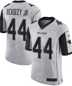 Nike Atlanta Falcons #44 Vic Beasley Jr Gray Stitched NFL Limited Gridiron Gray II Jersey