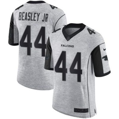 Nike Atlanta Falcons #44 Vic Beasley Jr Gray Stitched NFL Limited Gridiron Gray II Jersey
