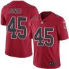 Nike Atlanta Falcons #45 Deion Jones Red Stitched NFL Limited Rush Jersey