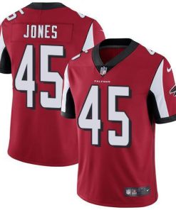 Nike Atlanta Falcons #45 Deion Jones Red Team Color Stitched NFL Vapor Untouchable Limited Jersey