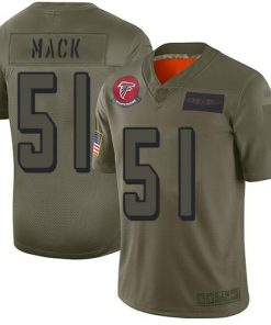 Nike Atlanta Falcons #51 Alex Mack Camo Stitched NFL Limited 2019 Salute To Service Jersey