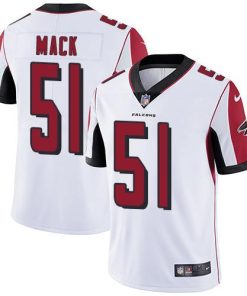 Nike Atlanta Falcons #51 Alex Mack White Stitched NFL Vapor Untouchable Limited Jersey