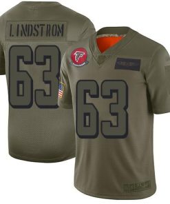 Nike Atlanta Falcons #63 Chris Lindstrom Camo Stitched NFL Limited 2019 Salute To Service Jersey