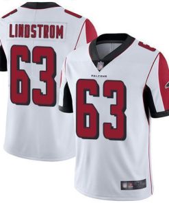 Nike Atlanta Falcons #63 Chris Lindstrom White Stitched NFL Vapor Untouchable Limited Jersey