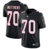 Nike Atlanta Falcons #70 Jake Matthews Black Alternate Stitched NFL Vapor Untouchable Limited Jersey