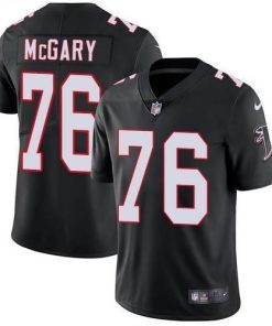 Nike Atlanta Falcons #76 Kaleb McGary Black Alternate Stitched NFL Vapor Untouchable Limited Jersey