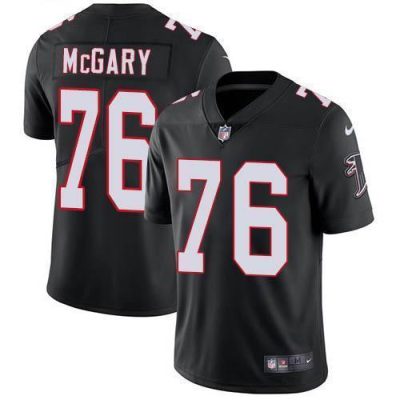Nike Atlanta Falcons #76 Kaleb McGary Black Alternate Stitched NFL Vapor Untouchable Limited Jersey
