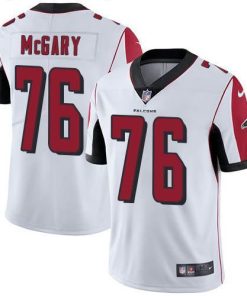 Nike Atlanta Falcons #76 Kaleb McGary White Stitched NFL Vapor Untouchable Limited Jersey