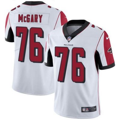 Nike Atlanta Falcons #76 Kaleb McGary White Stitched NFL Vapor Untouchable Limited Jersey