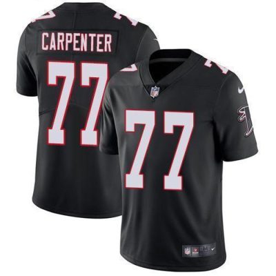 Nike Atlanta Falcons #77 James Carpenter Black Alternate Stitched NFL Vapor Untouchable Limited Jersey