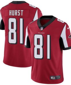 Nike Atlanta Falcons #81 Hayden Hurst Red Team Color Stitched NFL Vapor Untouchable Limited Jersey