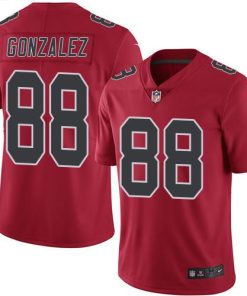 Nike Atlanta Falcons #88 Tony Gonzalez Red Stitched NFL Limited Rush Jersey
