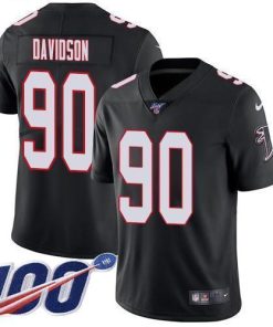 Nike Atlanta Falcons #90 Marlon Davidson Black Alternate Stitched NFL 100th Season Vapor Untouchable Limited Jersey