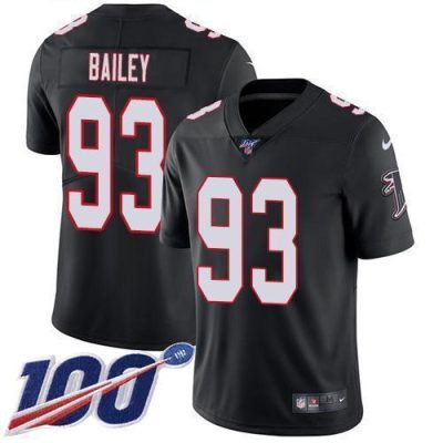 Nike Atlanta Falcons #93 Allen Bailey Black Alternate Stitched NFL 100th Season Vapor Untouchable Limited Jersey