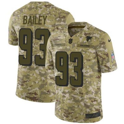 Nike Atlanta Falcons #93 Allen Bailey Camo Stitched NFL Limited 2018 Salute To Service Jersey