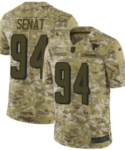 Nike Atlanta Falcons #94 Deadrin Senat Camo Stitched NFL Limited 2018 Salute To Service Jersey