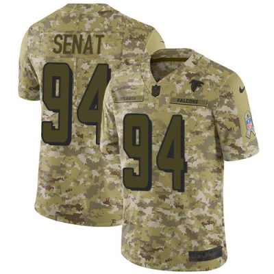 Nike Atlanta Falcons #94 Deadrin Senat Camo Stitched NFL Limited 2018 Salute To Service Jersey