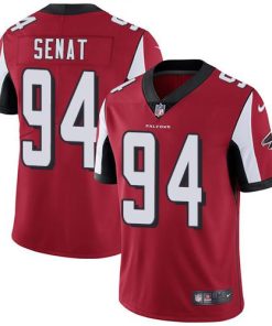 Nike Atlanta Falcons #94 Deadrin Senat Red Team Color Stitched NFL Vapor Untouchable Limited Jersey