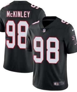 Nike Atlanta Falcons #98 Takkarist McKinley Black Alternate Stitched NFL Vapor Untouchable Limited Jersey