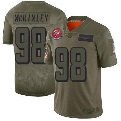 Nike Atlanta Falcons #98 Takkarist McKinley Camo Stitched NFL Limited 2019 Salute To Service Jersey