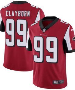 Nike Atlanta Falcons #99 Adrian Clayborn Red Team Color Stitched NFL Vapor Untouchable Limited Jersey