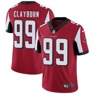 Nike Atlanta Falcons #99 Adrian Clayborn Red Team Color Stitched NFL Vapor Untouchable Limited Jersey