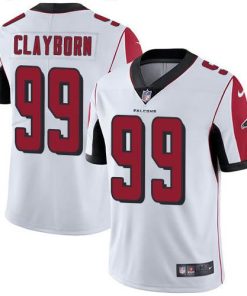 Nike Atlanta Falcons #99 Adrian Clayborn White Stitched NFL Vapor Untouchable Limited Jersey