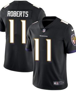 Nike Baltimore Ravens #11 Seth Roberts Black Alternate Stitched NFL Vapor Untouchable Limited Jersey