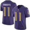Nike Baltimore Ravens #11 Seth Roberts Purple Stitched NFL Limited Rush Jersey