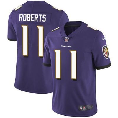 Nike Baltimore Ravens #11 Seth Roberts Purple Team Color Stitched NFL Vapor Untouchable Limited Jersey