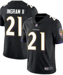 Nike Baltimore Ravens #21 Mark Ingram II Black Alternate Stitched NFL Vapor Untouchable Limited Jersey