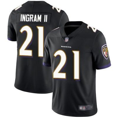 Nike Baltimore Ravens #21 Mark Ingram II Black Alternate Stitched NFL Vapor Untouchable Limited Jersey